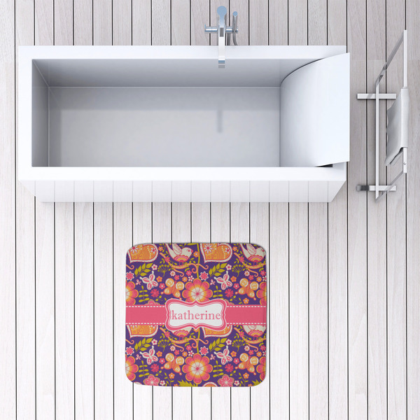 Birds & Hearts 48x48 Foam Memory Mat - LIFESTYLE