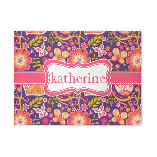 Custom Birds & Hearts Area Rug (Personalized)