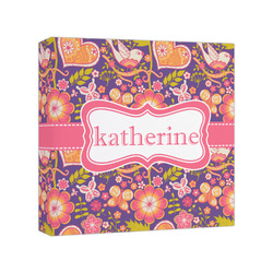 Birds & Hearts Canvas Print - 8x8 (Personalized)