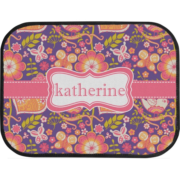 Birds & Hearts Custom Car Floor Mats (Back Seat)