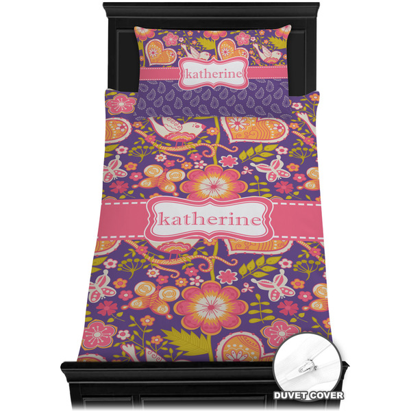 Birds & Hearts Bedding Set (TwinXL) - Duvet