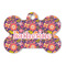 Birds & Hearts Bone Shaped Dog ID Tag (Personalized)