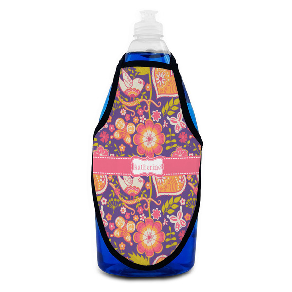 Birds & Hearts Bottle Apron - Soap - FRONT