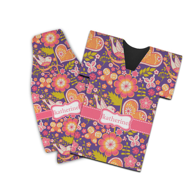 Custom Birds & Hearts Bottle Cooler (Personalized)