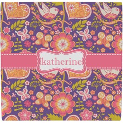 Birds & Hearts Ceramic Tile Hot Pad (Personalized)