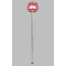 Birds & Hearts Clear Plastic 7" Stir Stick - Round - Single Stick