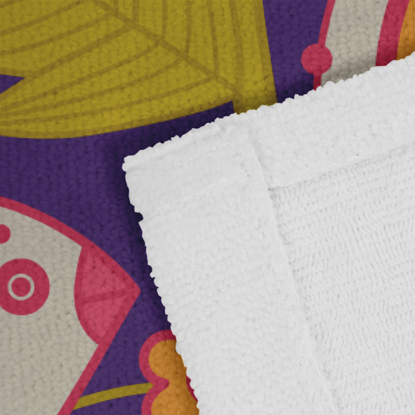 Birds & Hearts Close up of Fabric