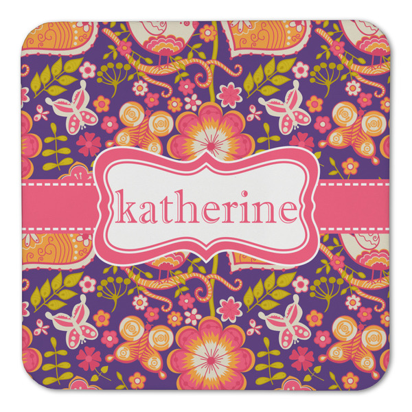 Birds & Hearts Coaster Set - FRONT (one)