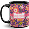 Birds & Hearts Coffee Mug - 11 oz - Full- Black