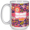 Birds & Hearts Coffee Mug - 15 oz - White Full