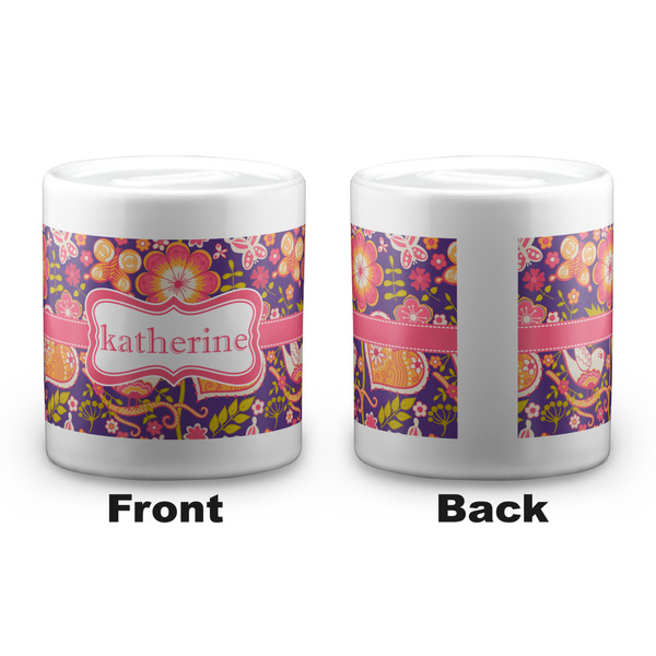 Birds & Hearts Coin Bank - Apvl