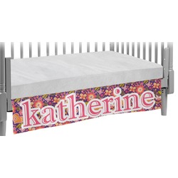 Birds & Hearts Crib Skirt (Personalized)