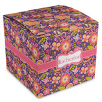 Birds & Hearts Cube Favor Gift Boxes (Personalized)