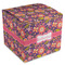 Birds & Hearts Cube Favor Gift Box - Front/Main