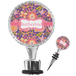 Birds & Hearts Wine Bottle Stopper (Personalized)
