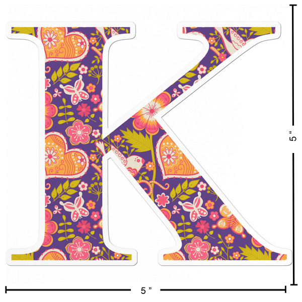 Birds & Hearts Custom Shape Iron On Patches - L - APPROVAL