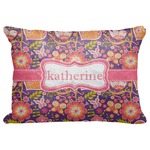 Birds & Hearts Decorative Baby Pillowcase - 16"x12" (Personalized)