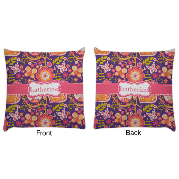 Birds & Hearts Decorative Pillow Case - Approval