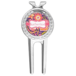 Birds & Hearts Golf Divot Tool & Ball Marker (Personalized)