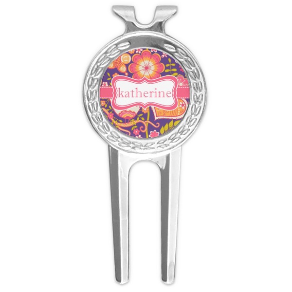 Custom Birds & Hearts Golf Divot Tool & Ball Marker (Personalized)