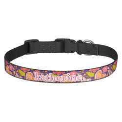 Birds & Hearts Dog Collar (Personalized)