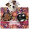 Birds & Hearts Dog Food Mat - Medium LIFESTYLE