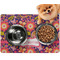 Birds & Hearts Dog Food Mat - Small w/ Name or Text