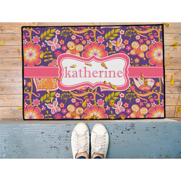 Birds & Hearts Door Mat - LIFESTYLE (Med)
