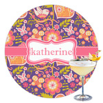 Birds & Hearts Printed Drink Topper - 3.5" (Personalized)