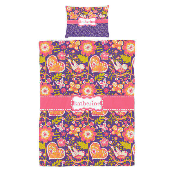 Birds & Hearts Duvet Cover Set - Twin - Alt Approval