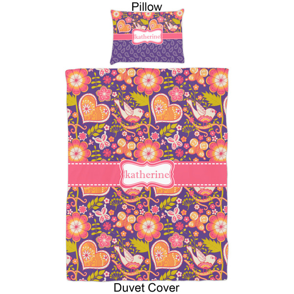 Birds & Hearts Duvet Cover Set - Twin - Approval