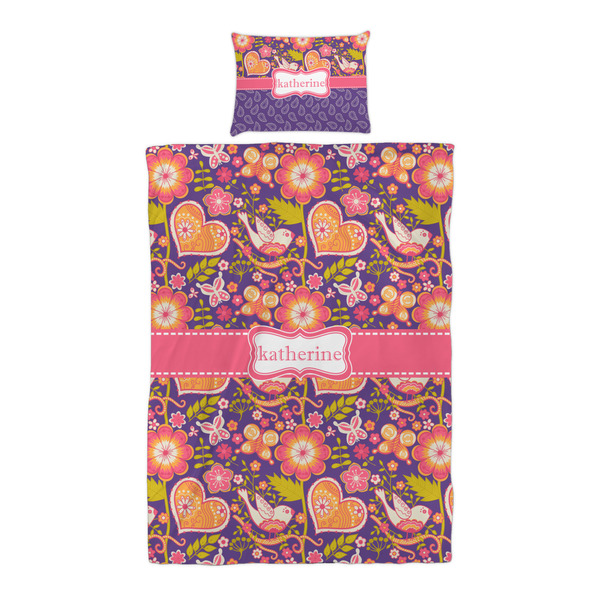 Birds & Hearts Duvet Cover Set - Twin XL - Alt Approval