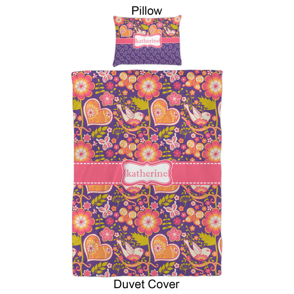 Birds & Hearts Duvet Cover Set - Twin XL - Approval