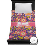 Birds & Hearts Duvet Cover - Twin XL (Personalized)