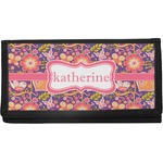 Birds & Hearts Canvas Checkbook Cover (Personalized)