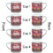 Birds & Hearts Espresso Cup - 6oz (Double Shot Set of 4) APPROVAL