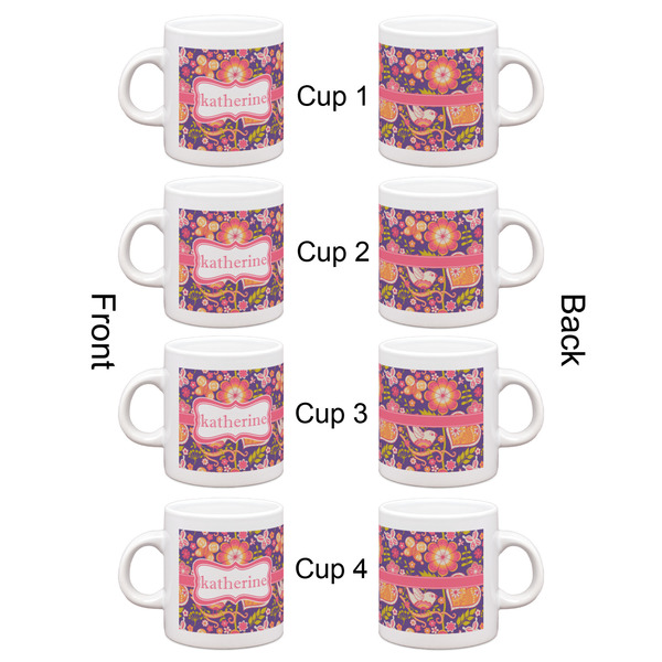 Birds & Hearts Espresso Cup Set of 4 - Apvl