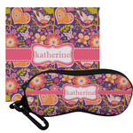 Birds & Hearts Eyeglass Case & Cloth (Personalized)