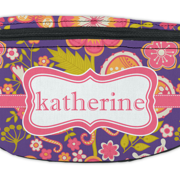 Birds & Hearts Fanny Pack - Closeup