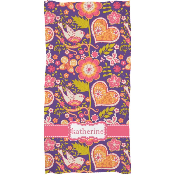 Birds & Hearts Full Sized Bath Towel - Apvl