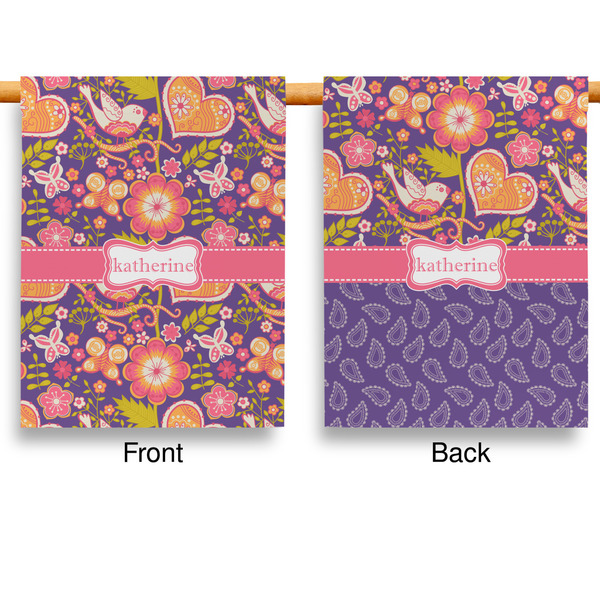 Birds & Hearts Garden Flags - Large - Double Sided - APPROVAL
