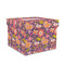 Birds & Hearts Gift Boxes with Lid - Canvas Wrapped - Medium - Front/Main
