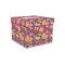 Birds & Hearts Gift Boxes with Lid - Canvas Wrapped - Small - Front/Main