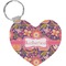 Birds & Hearts Heart Keychain (Personalized)