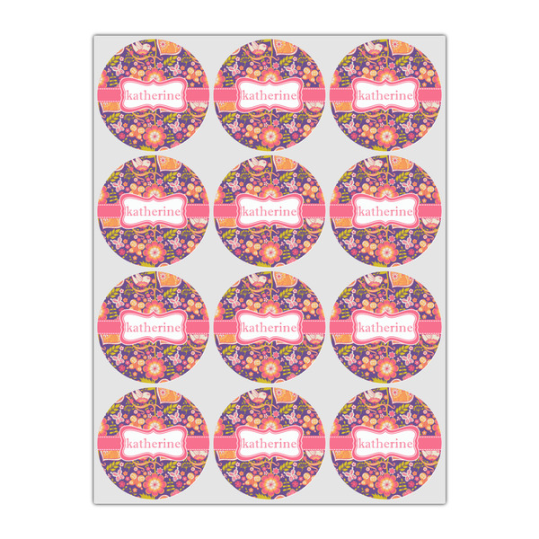 Birds & Hearts Icing Circle - Small - Set of 12