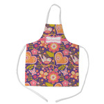Birds & Hearts Kid's Apron w/ Name or Text