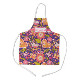 Birds & Hearts Kid's Apron w/ Name or Text
