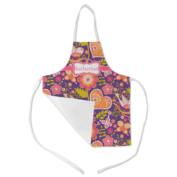 Birds & Hearts Kid's Aprons - Medium - Main (med/lrg)