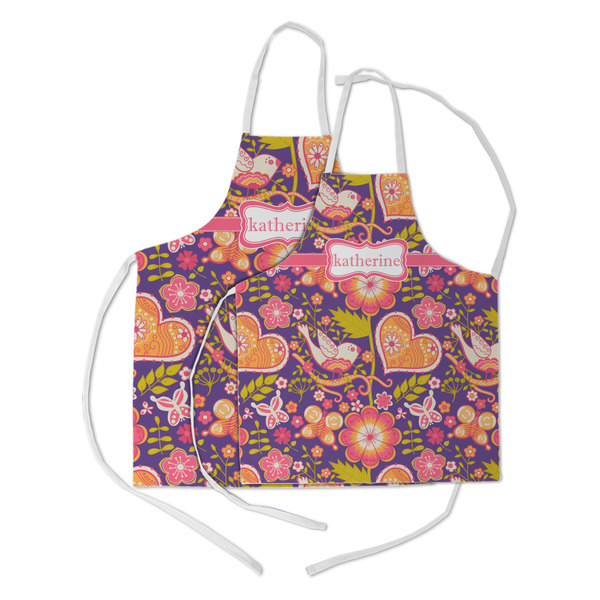 Birds & Hearts Kid's Aprons - Parent - Main