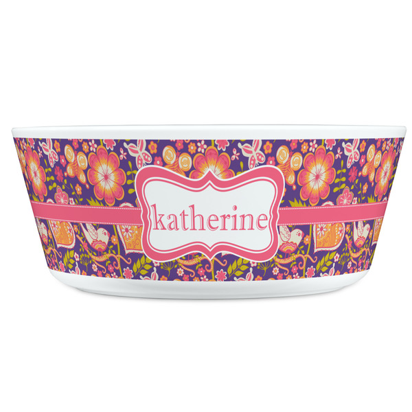 Birds & Hearts Kids Bowls - FRONT